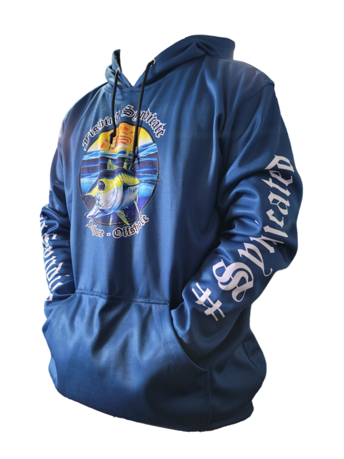 Hoodie – Blue Color Logo
